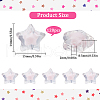 SOFPLATE 120Pcs Transparent Acrylic Beads TACR-SP0001-11B-2