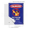 Waterproof PVC Warning Sign Stickers DIY-WH0237-002-3