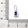 925 Sterling Silver Cubic Zirconia Charms STER-NH0014-01P-10-3