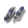 Natural & Synthetic Gemstone Big Pointed Pendants G-E059-03AS-4