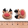 Christmas Theme Opaque Resin Pendants RESI-N039-112-3