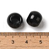 Natural Black Stone Gemstone European Beads G-N342-03E-3