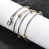 304 Stainless Steel Snake Chain Necklaces STAS-O099-39GP-2