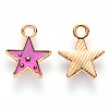 Alloy Enamel Charms X-ENAM-S121-028-1