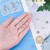 DICOSMETIC 36Pcs 3 Style Ion Plating(IP) 202 Stainless Steel Beads STAS-DC0004-12-2