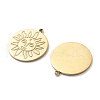 PVD Vacuum Plating 304 Stainless Steel Pendants STAS-R130-42G-2