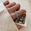 Alloy Adjustable Open Cuff Rings FS-WGDAB37-01-2