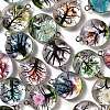 Transparent Glass Pendants GLAA-M048-03-1