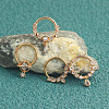 4Pcs 4 Styles 316L Surgical Stainless Steel Clear Cubic Zirconia Nose Rings WG79525-03-1