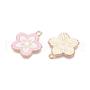 Light Gold Plated Alloy Enamel Pendants PALLOY-N176-28C-RS-2