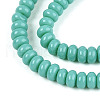 Opaque Spray Painted Glass Beads GLAA-ZX008-4mm-18Q-3