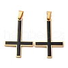304 Stainless Steel Pendants STAS-C132-01G-1