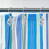 Iron Shower Curtain Rings for Bathroom HJEW-PH01661-02-6