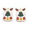 Christmas Theme Alloy Enamel Pendants ENAM-T020-33F-1