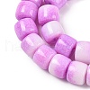 Dyed Glass Beads Strands GLAA-H037-01C-3