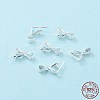 925 Sterling Silver Ice Pick Pinch Bails STER-Z001-018S-5