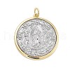 Brass Pendants KK-Q006-25G-1