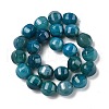 Dyed Natural Agate Beads Strands G-H087-E01-01A-3