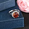 925 Sterling Silver Pave Cubic Zirconia Finger Rings RJEW-C138-01C-01-2