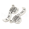 Measuring Tape Tibetan Style Zinc Alloy Pendants TIBEP-R334-184AS-RS-2
