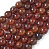 Natural Orange Garnet Beads Strands G-G271-B01-8mm-2