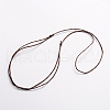 Korea Waxed Cotton Cord Necklace Making NJEW-JN01472-03-1