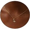 Fashionable Brass Letter Heart Pendant Necklaces for Women FS-WGD0E1D-21-1