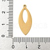 Ion Plating(IP) 304 Stainless Steel Pendants STAS-B056-24G-02-3
