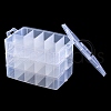 (Defective Closeout Sale: Cracks) 26 Grids Plastic Handled Organizers AJEW-XCP0002-54-3