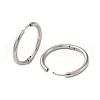 304 Stainless Steel Hoop Earrings EJEW-P177-P-27-2