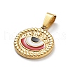 Ion Plating(IP) 304 Stainless Steel Pendants STAS-Q311-01G-03-2