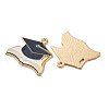 Graduation Season Alloy Enamel Pendants ENAM-V002-01C-KCG-2