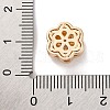 Rack Plating Brass Micro Pave Cubic Zirconia Beads KK-Z082-11G-3