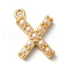 Plastic Imitation Pearl Pendants KK-P230-17G-X-1