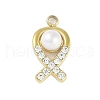 Ion Plating(IP) 304 Stainless Stee Micro Pave Cubic Zirconia Pendants STAS-P366-27G-1