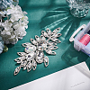 Fingerinspire 1Pc Brass Rhinestone Appliques DIY-FG0005-52B-5