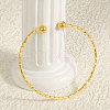 Stylish 304 Stainless Steel Cuff Bangles SF9241-2-2