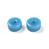 Opaque Solid Color Glass Beads X1-GLAA-N007-6x3mm-A03-2