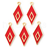 Alloy Enamel Pendants X-ENAM-N054-34D-RS-1