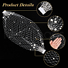Nylon Fascinator Mesh Face Veil AJEW-WH0166-93-4