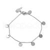 304 Stainless Steel Cable Chain Bracelets for Women BJEW-A036-25P-3
