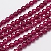 Natural & Dyed Malaysia Jade Bead Strands G-A146-6mm-A15-3