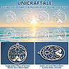 Unicraftale 16Pcs 4 Styles 201 Stainless Steel Pendants STAS-UN0061-14-5