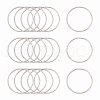 Tarnish Resistant 304 Stainless Steel Linking Ring STAS-T047-15B-1