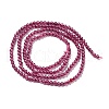Lab Grown Red Corundum Beads Strands G-D470-05-1-2