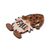 Printed Wood Pendants WOOD-B009-02G-2