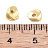 Rack Plating Polygon Brass Beads KK-Z071-36G-3