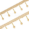 Curtain Plastic Beaded Fringe Trim OCOR-WH0090-69D-1