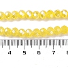 Baking Electroplate Glass Beads Strands X-DGLA-A039-J10mm-B23-4