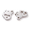Non-Tarnish 304 Stainless Steel Charms STAS-Y002-12P-2
